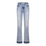 7 For All Mankind Blå Jeans för Män Blue, Dam