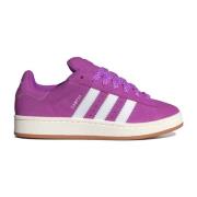 Adidas Retro Campus Sneakers i Vit Purple, Dam