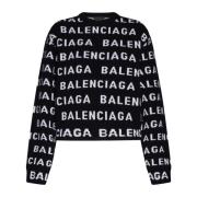 Balenciaga Svarta Tröjor för Män Black, Dam