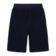 Fendi Blå Shorts Blue, Herr