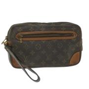 Louis Vuitton Vintage Pre-owned Canvas kuvertvskor Brown, Dam