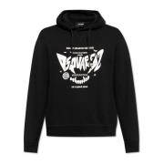 Dsquared2 Sweatshirt med logotyp Black, Herr