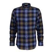 Gant Flanell Rutig Skjorta Multicolor, Herr