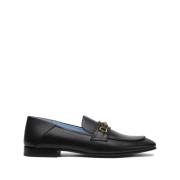 Versace Svart Guld Slipper Kalvskinn Black, Herr