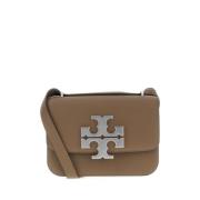 Tory Burch Pebbled Small Convertible Axelväska Brown, Dam