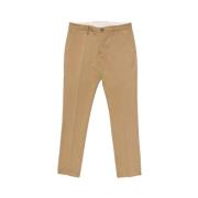 Nine In The Morning Slim Fit Chinos med Elastisk Midja Brown, Herr