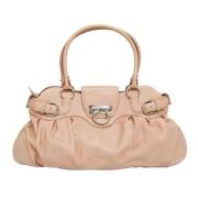 Salvatore Ferragamo Pre-owned Pre-owned Laeder handvskor Pink, Dam