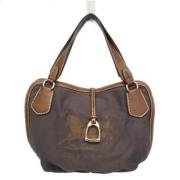 Celine Vintage Pre-owned Canvas handvskor Brown, Dam