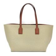 Loewe Pre-owned Pre-owned Canvas totevskor Beige, Dam