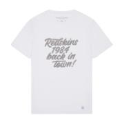 Redskins Broderad Logotyp T-shirt - Vit White, Herr