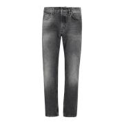 Haikure Slim Tokyo Jeans Black, Herr