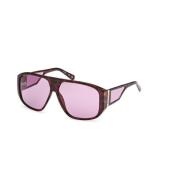 Guess Stiliga solglasögon Mörk Havana Violett Lins Brown, Unisex