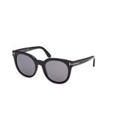 Tom Ford Svart Rök Polariserade Solglasögon Ft1109 Black, Unisex