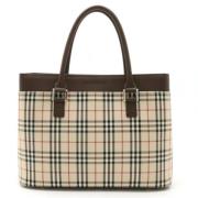 Burberry Vintage Pre-owned Canvas totevskor Multicolor, Dam