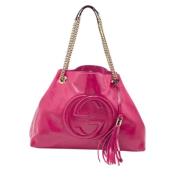 Gucci Vintage Pre-owned Laeder totevskor Pink, Dam