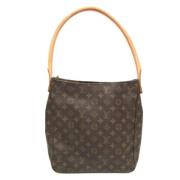 Louis Vuitton Vintage Pre-owned Tyg louis-vuitton-vskor Brown, Dam