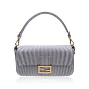 Fendi Vintage Pre-owned Bomull fendi-vskor Gray, Dam