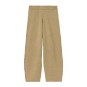 Proenza Schouler Lyxiga Cashmere-Blend Jogging Bottoms Beige, Dam