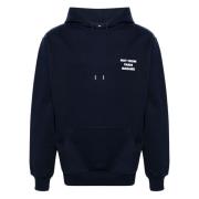 Drole de Monsieur Svart Slogan Hoodie Tröja Black, Herr