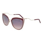 Karl Lagerfeld Mode Solglasögon Brun Gradient Linser Red, Unisex