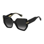 Marc Jacobs Stiliga solglasögon svart med mörkgrå Black, Dam