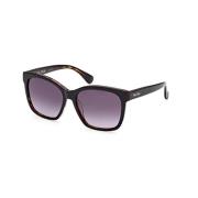 Max Mara Stiliga solglasögon med grå linser Black, Dam