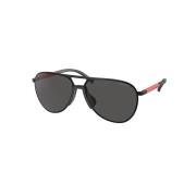 Prada Stiliga Solglasögon PS 51Xs-1Bo06L Black, Herr