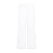 Jil Sander Vita bomullsbyxor Aw23 White, Herr