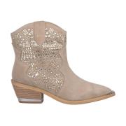 Alma EN Pena Glitter Ankelboots Brown, Dam