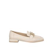 Alma EN Pena Fyrkantig Tåläder Loafer White, Dam