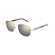 Saint Laurent Ivory White Solglasögon SL 665 Beige, Herr