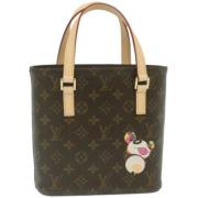 Louis Vuitton Vintage Pre-owned Canvas axelremsvskor Brown, Dam