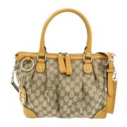 Gucci Vintage Pre-owned Laeder gucci-vskor Beige, Dam