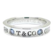 Tiffany & Co. Pre-owned Pre-owned Silver ringar Gray, Dam