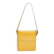 Louis Vuitton Vintage Pre-owned Laeder kuvertvskor Yellow, Dam