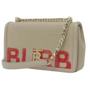 Burberry Vintage Pre-owned Canvas axelremsvskor Beige, Dam