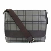 Coach Pre-owned Pre-owned Canvas axelremsvskor Gray, Dam