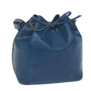 Louis Vuitton Vintage Pre-owned Laeder axelremsvskor Blue, Dam