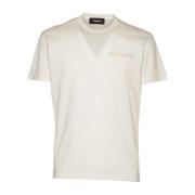 Dsquared2 Stiliga T-shirts och Polos Beige, Herr