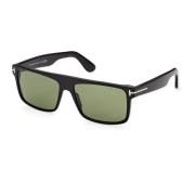 Tom Ford Philippe-02 Straight-Arm Solglasögon Svart Grön Green, Unisex