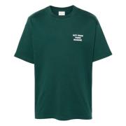 Drole de Monsieur Mörkgrön Slogan T-shirt och Polo Green, Herr