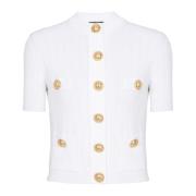 Balmain 4-ficks stickad kofta White, Dam