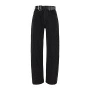 Alexander Wang Klassiska Denim Jeans för Vardagsbruk Black, Dam