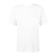 Xagon Man Oversize Rund Hals Ficka T-shirt White, Herr