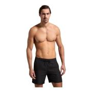 Bikkembergs Svarta Logga Badshorts Black, Herr