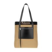 Alexander McQueen Axelväskor Beige, Herr