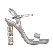 Alma EN Pena Kristallklack Sandal Gray, Dam