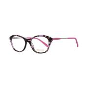 Emilio Pucci Lila Plastiska Optiska Bågar Full-Rim Multicolor, Dam