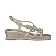 Alma EN Pena Kil Sandal med Strassband Yellow, Dam