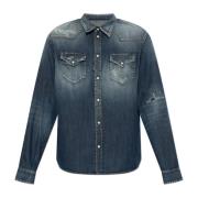 Dsquared2 Denim skjorta Blue, Herr